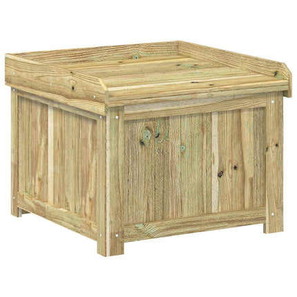 Utomhus Kudde Låda Impregnerat furu 58,5 x 60 x 47 cm
