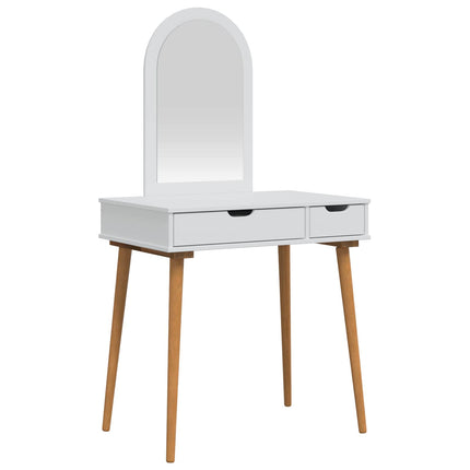 Skrivbordsset FAUSKE 2 pcs Vit 76 x 50 x 143 cm