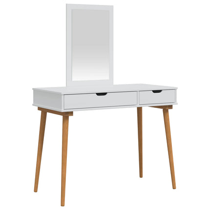 Skrivbordsset FAUSKE 2 pcs Vit 100 x 50 x 143 cm