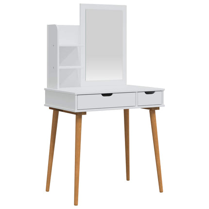Skrivbordsset FAUSKE 3 pcs Vit 76 x 50 x 143 cm