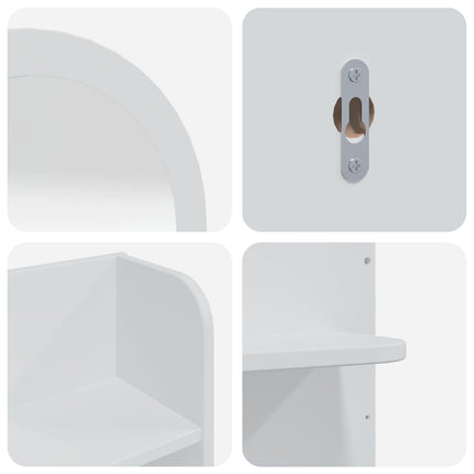 Skrivbordsset FAUSKE 3 pcs Vit 76 x 50 x 143 cm