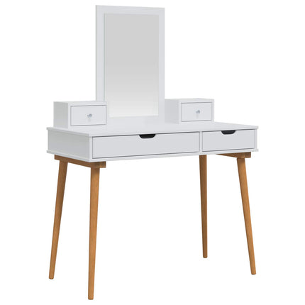 Skrivbordsset FAUSKE 4 pcs Vit 100 x 50 x 143 cm