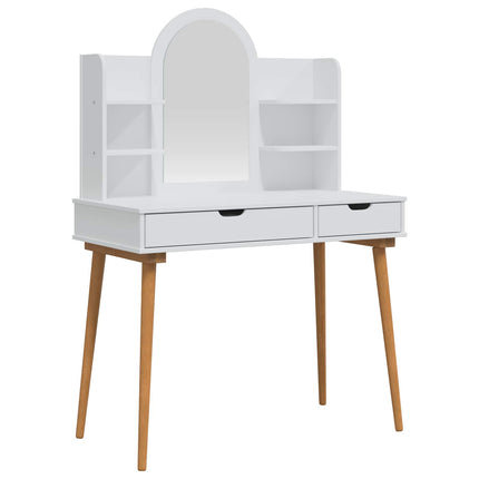Skrivbordsset FAUSKE 4 pcs Vit 100 x 50 x 143 cm