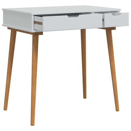 Skrivbordsset FAUSKE 3 pcs Vit 76 x 50 x 143 cm