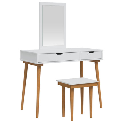 Skrivbordsset FAUSKE 3 pcs Vit 100 x 50 x 143 cm