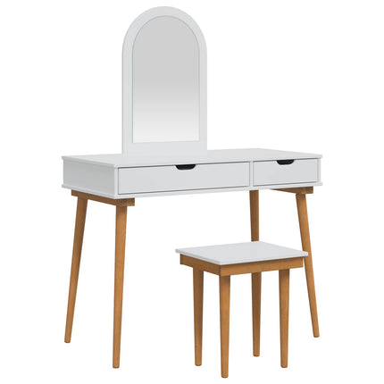 Skrivbordsset FAUSKE 3 pcs Vit 100 x 50 x 143 cm
