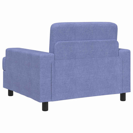 Fåtölj Jeansblå Tyg
