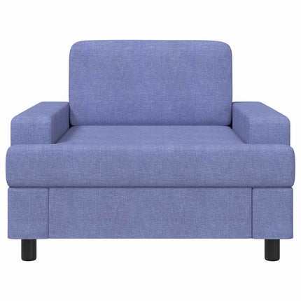 Fåtölj Jeansblå Tyg
