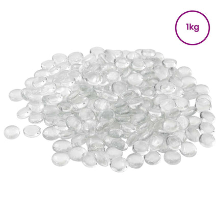 Glasnugget 17-19 mm Transparent Glas