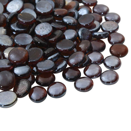 Glasnugget 17-19 mm Amberflash Glas