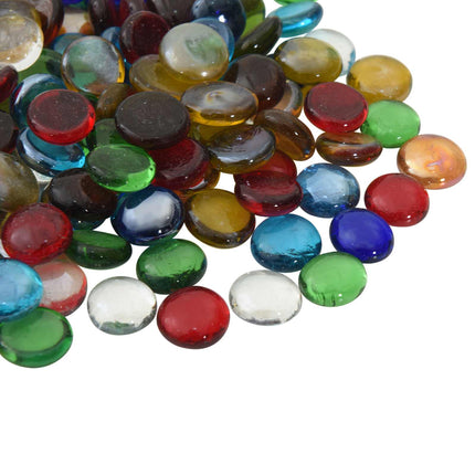 Glasnugget 17-19 mm Flerfärgsdesign Glas