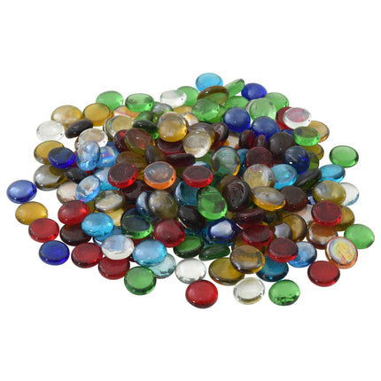 Glasnugget 17-19 mm Flerfärgsdesign Glas