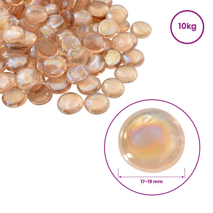 Glasnugget 17-19 mm Akvared Glas