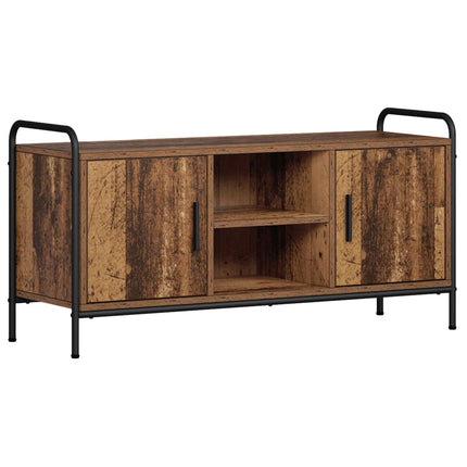 TV-skåp 99 x 33 x 50 cm Gammalt trä Konstruerat trä
