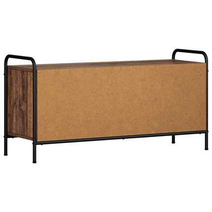 TV-skåp 99 x 33 x 50 cm Gammalt trä Konstruerat trä