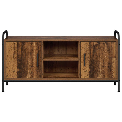 TV-skåp 99 x 33 x 50 cm Gammalt trä Konstruerat trä