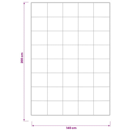 Duntäcke TRIER 140x200 cm Sommar 140 GSM Vit Hypoallergen