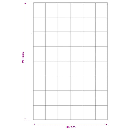 Duntäcke TRIER 140x200 cm 4 årstider 350 GSM Vit Hypoallergen