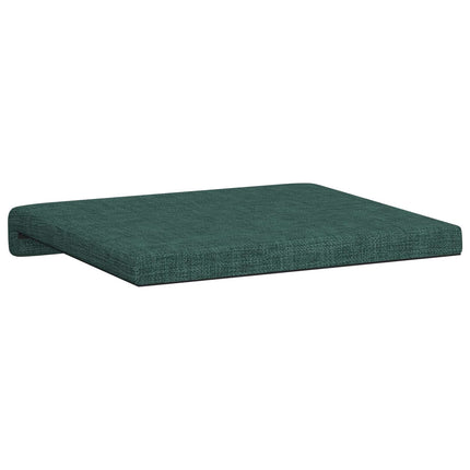 Bänk kudde 2 st Tyg Mörkgrön Djup 35 cm