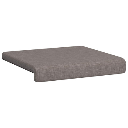 Bänk kudde 2 st Tyg Taupe Djup 35 cm