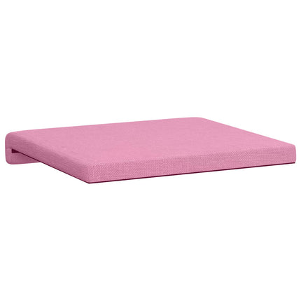 Bänk kudde 2 st Tyg Rosa Djup 35 cm