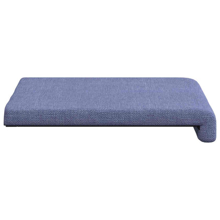 Bänk kudde 2 st Tyg Jeansblå Djup 35 cm
