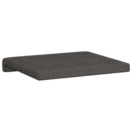 Bänk kudde 2 st Konstläder Svart Djup 35 cm