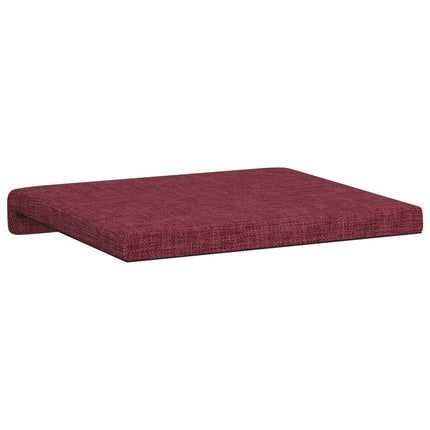 Bänk kudde 4 st Tyg Vinröd Djup 35 cm
