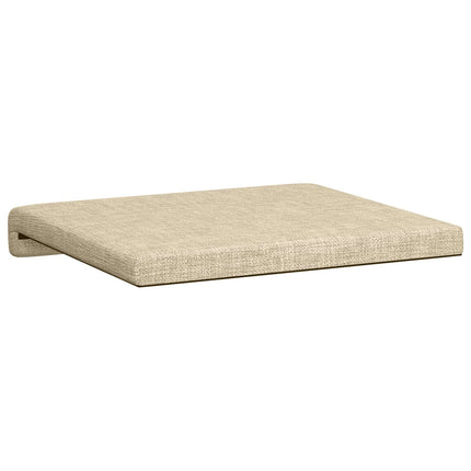 Bänk kudde 4 st Tyg Gräddvit Djup 35 cm