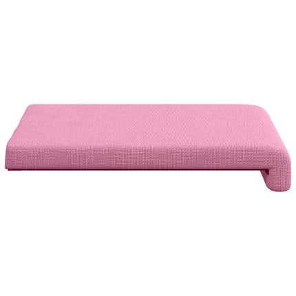 Bänk kudde 4 st Tyg Rosa Djup 35 cm