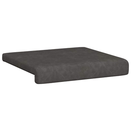 Bänk kudde 4 st Konstläder Svart Djup 35 cm