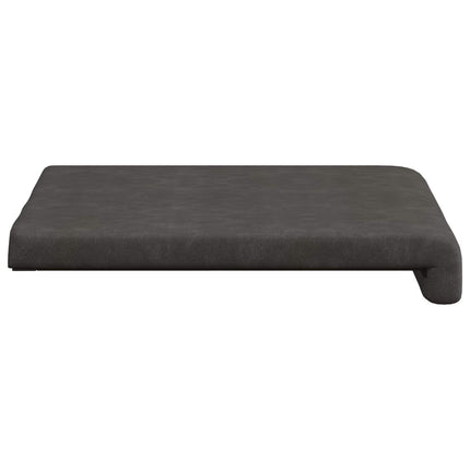 Bänk kudde 4 st Konstläder Svart Djup 35 cm