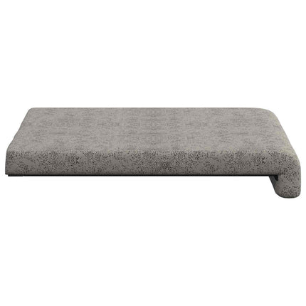 Bänk kudde 4 st Faux mockatyg Ljusgrå Djup 35 cm