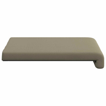 Bänk kudde 4 st Texturerad Sammet Kaki Djup 35 cm