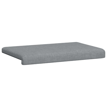 Bänk kudde Tyg Ljusgrå Djup 35 cm