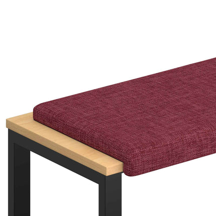 Bänk kudde Tyg Vinröd Djup 35 cm
