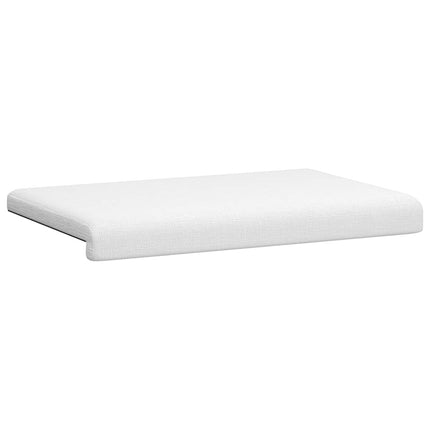 Bänk kudde Tyg Vit Djup 35 cm
