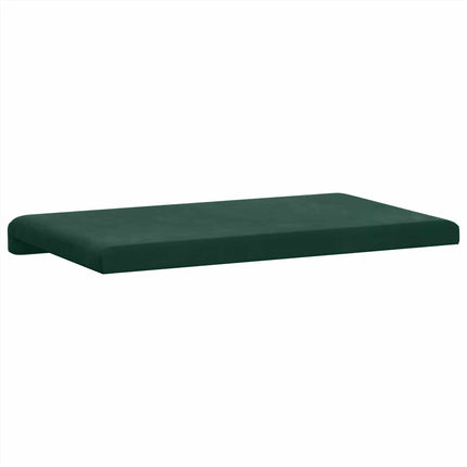 Bänk kudde Sammet (V) Mörkgrön Djup 35 cm