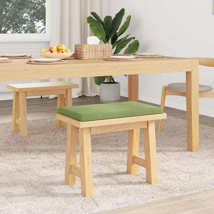 Bänk kudde Sammet (V) Ljusgrön Djup 35 cm