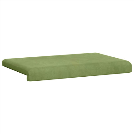Bänk kudde Sammet (V) Ljusgrön Djup 35 cm
