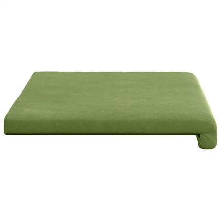 Bänk kudde Sammet (V) Ljusgrön Djup 35 cm