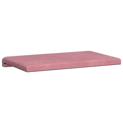 Bänk kudde Sammet (V) Rosa Djup 35 cm
