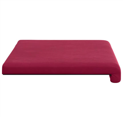 Bänk kudde Sammet (V) Vinröd Djup 35 cm