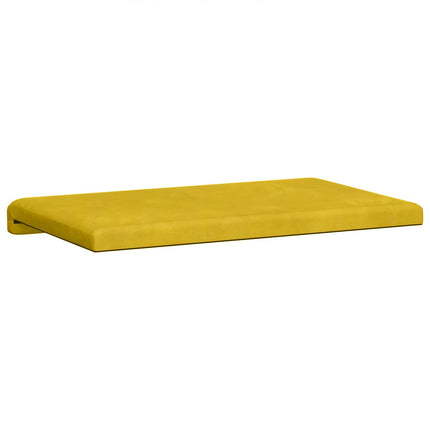 Bänk kudde Sammet (V) Gul Djup 35 cm
