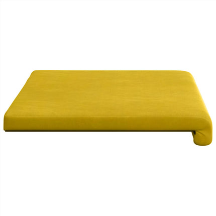 Bänk kudde Sammet (V) Gul Djup 35 cm