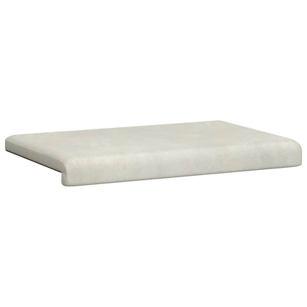 Bänk kudde Sammet (V) Gräddvit Djup 35 cm
