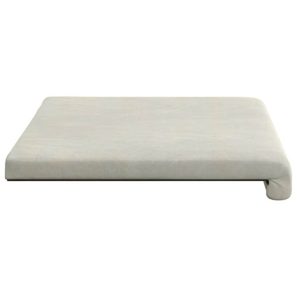 Bänk kudde Sammet (V) Gräddvit Djup 35 cm
