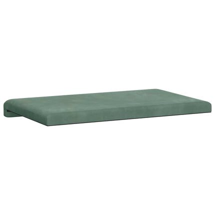 Bänk kudde Sammet (V) Havgrön Djup 35 cm
