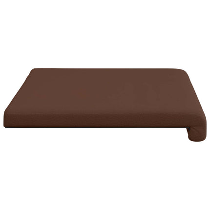 Bänk kudde Konstläder Brun Djup 35 cm