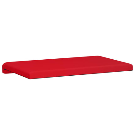 Bänk kudde Konstläder Röd Djup 35 cm